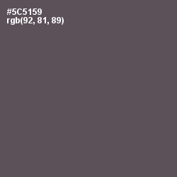 #5C5159 - Chicago Color Image