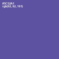 #5C52A1 - Butterfly Bush Color Image