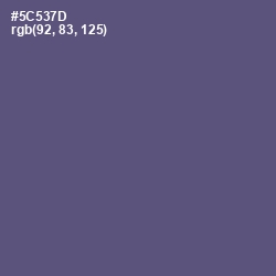 #5C537D - Comet Color Image