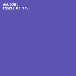 #5C53B3 - Blue Violet Color Image