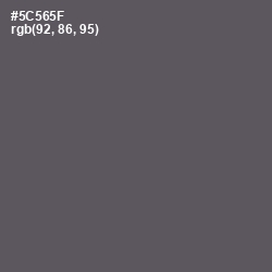 #5C565F - Chicago Color Image
