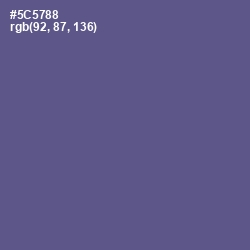 #5C5788 - Victoria Color Image