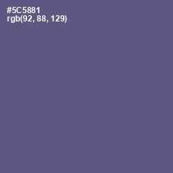 #5C5881 - Victoria Color Image