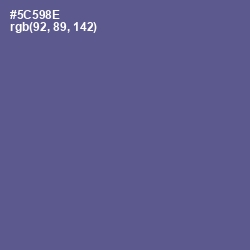 #5C598E - Victoria Color Image