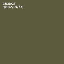 #5C5A3F - Hemlock Color Image