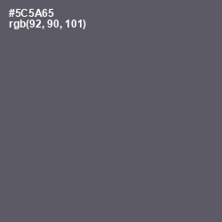 #5C5A65 - Scarpa Flow Color Image