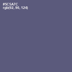 #5C5A7C - Comet Color Image