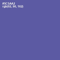 #5C5AA2 - Scampi Color Image