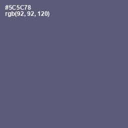 #5C5C78 - Comet Color Image