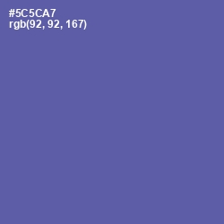 #5C5CA7 - Scampi Color Image
