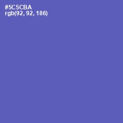 #5C5CBA - Blue Violet Color Image