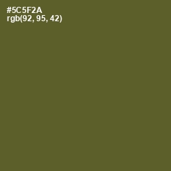 #5C5F2A - Verdigris Color Image