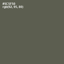 #5C5F50 - Chicago Color Image