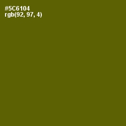 #5C6104 - Green Leaf Color Image