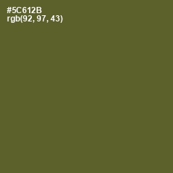 #5C612B - Chalet Green Color Image