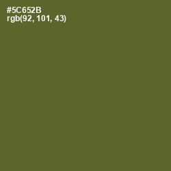 #5C652B - Chalet Green Color Image