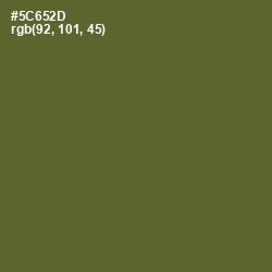 #5C652D - Chalet Green Color Image