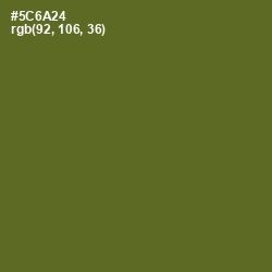 #5C6A24 - Chalet Green Color Image