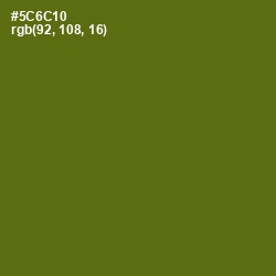 #5C6C10 - Green Leaf Color Image