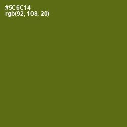 #5C6C14 - Green Leaf Color Image