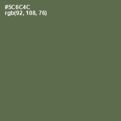 #5C6C4C - Cactus Color Image