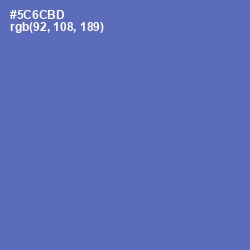 #5C6CBD - San Marino Color Image