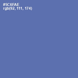 #5C6FAE - San Marino Color Image