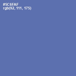 #5C6FAF - San Marino Color Image