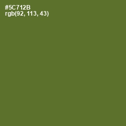 #5C712B - Chalet Green Color Image