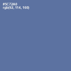 #5C72A0 - San Marino Color Image