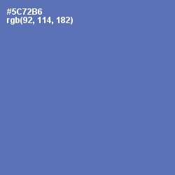 #5C72B6 - San Marino Color Image
