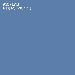 #5C7EAB - San Marino Color Image