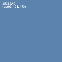 #5C83AD - Horizon Color Image