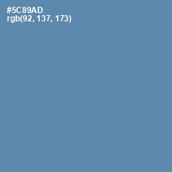 #5C89AD - Horizon Color Image