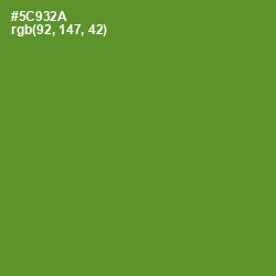 #5C932A - Olive Drab Color Image