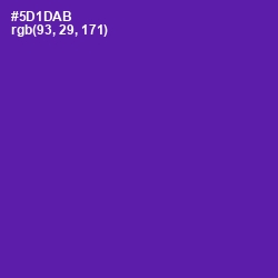 #5D1DAB - Daisy Bush Color Image