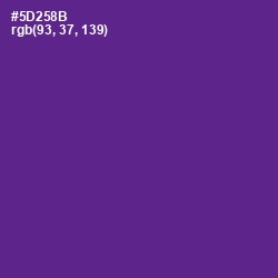 #5D258B - Daisy Bush Color Image