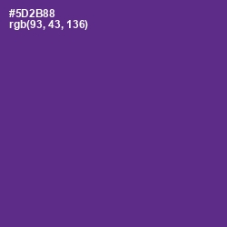 #5D2B88 - Daisy Bush Color Image