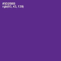 #5D2B8B - Daisy Bush Color Image