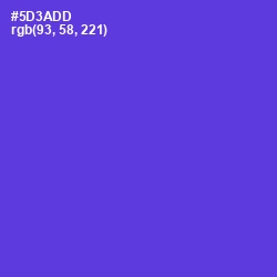 #5D3ADD - Purple Heart Color Image