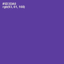 #5D3DA0 - Royal Purple Color Image