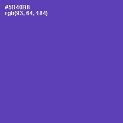 #5D40B8 - Blue Violet Color Image