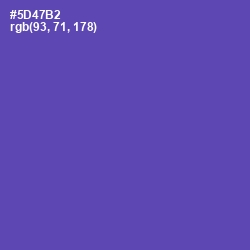 #5D47B2 - Blue Violet Color Image