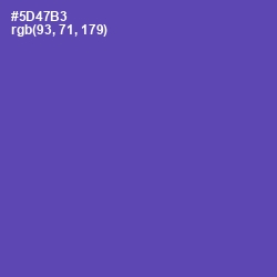 #5D47B3 - Blue Violet Color Image