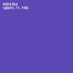 #5D47B4 - Blue Violet Color Image