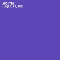 #5D47B6 - Blue Violet Color Image