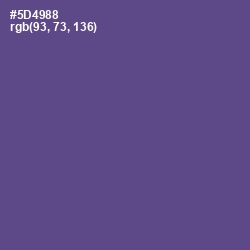 #5D4988 - Victoria Color Image