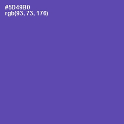 #5D49B0 - Blue Violet Color Image