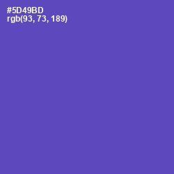 #5D49BD - Blue Violet Color Image