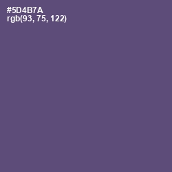 #5D4B7A - Comet Color Image